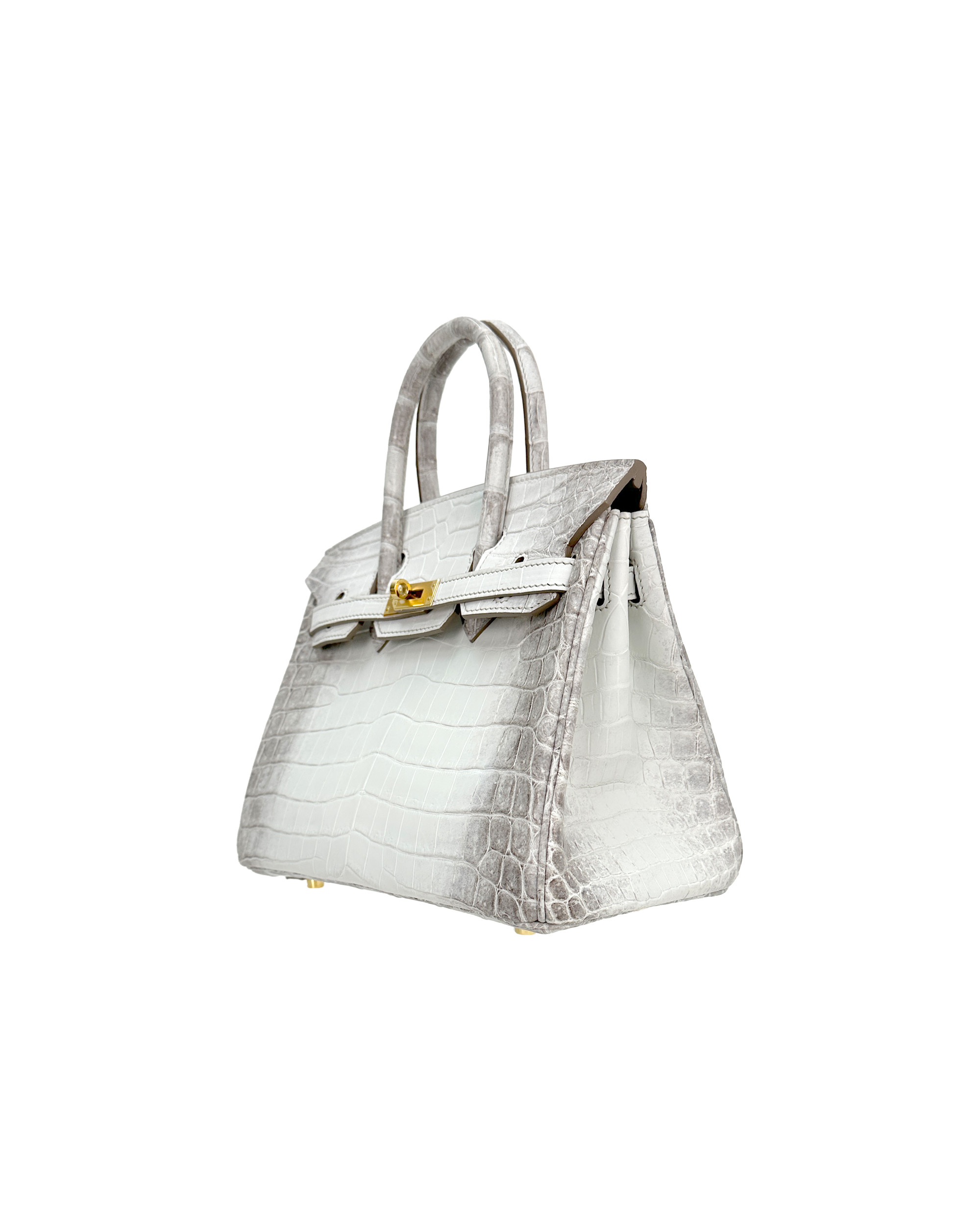 Handmade Himalayan Nile crocodile tote bag, 35cm size