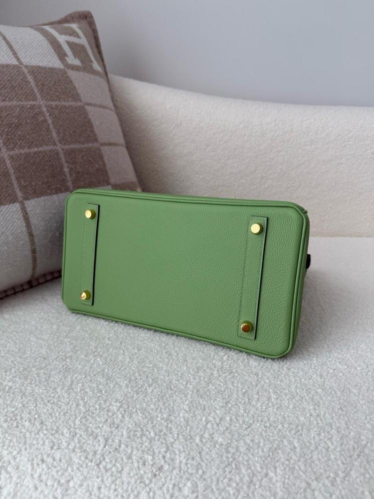 BK-25size（Handmade togo leather Avocado green）