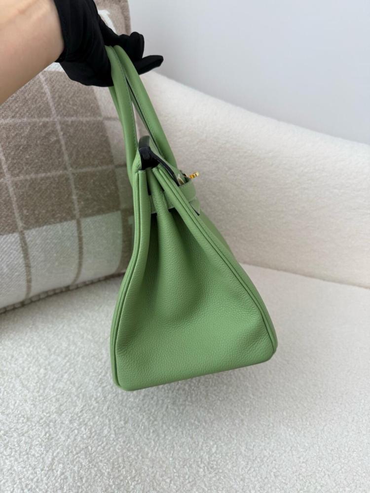 BK-25size（Handmade togo leather Avocado green）