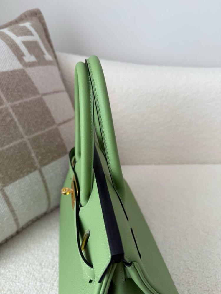 BK-25size（Handmade togo leather Avocado green）