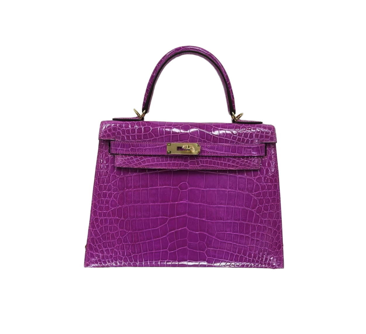 KL-Size25-Made by hand with Nile crocodile (skin)