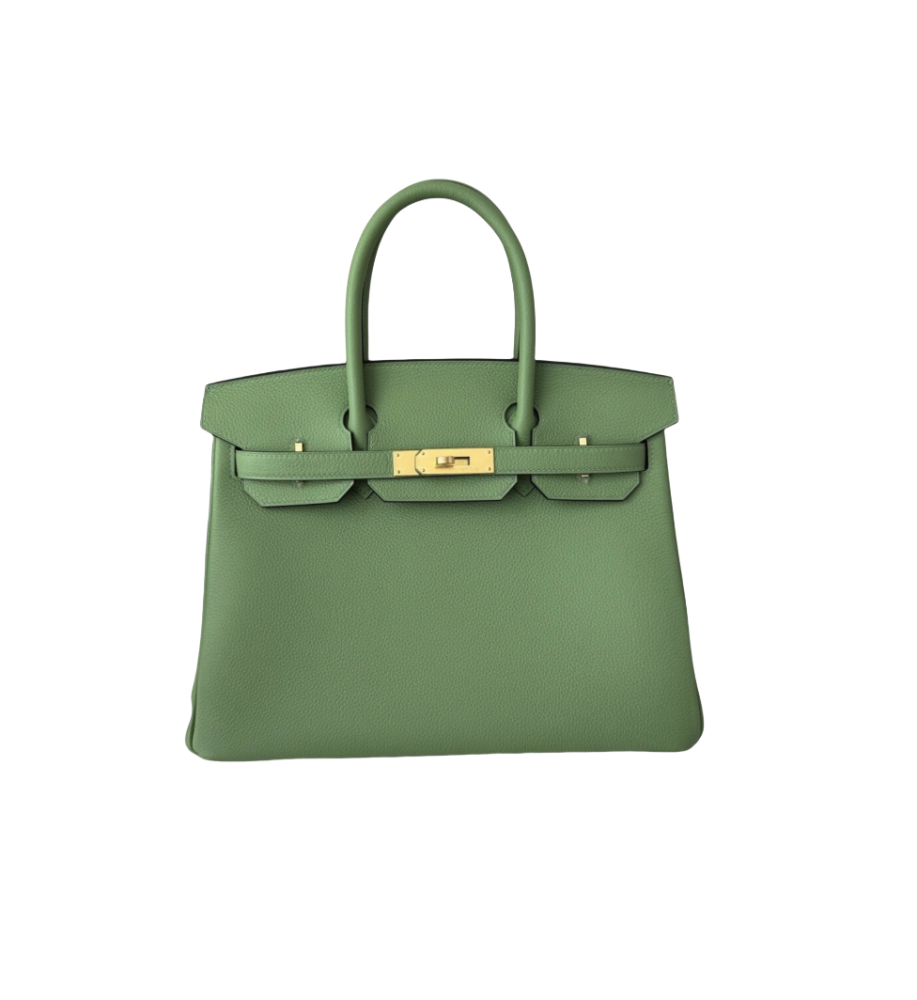 BKbag-（Handmade togo leather Avocado green）