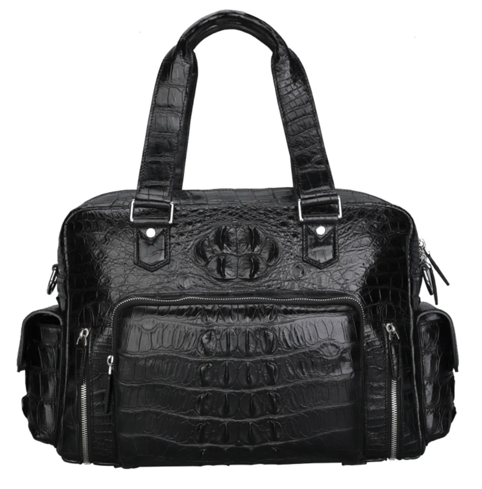 Crocodile Backbone Handbag 1073