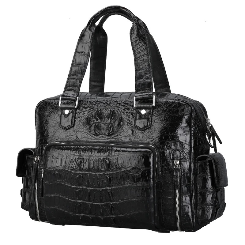 Crocodile Backbone Handbag 1073