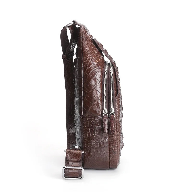 Crocodile Backbone Sternum Bag 1002