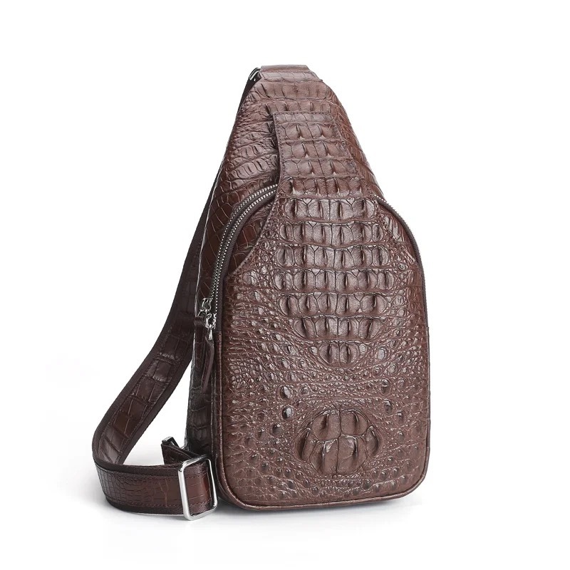 Crocodile Backbone Sternum Bag 1002