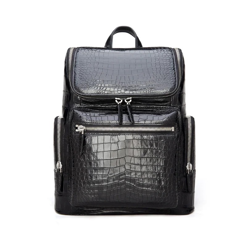 Crocodile Belly Shoulder Bag 1019B