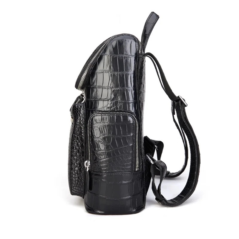 Crocodile Belly Shoulder Bag 1019B