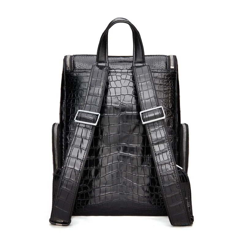 Crocodile Belly Shoulder Bag 1019B