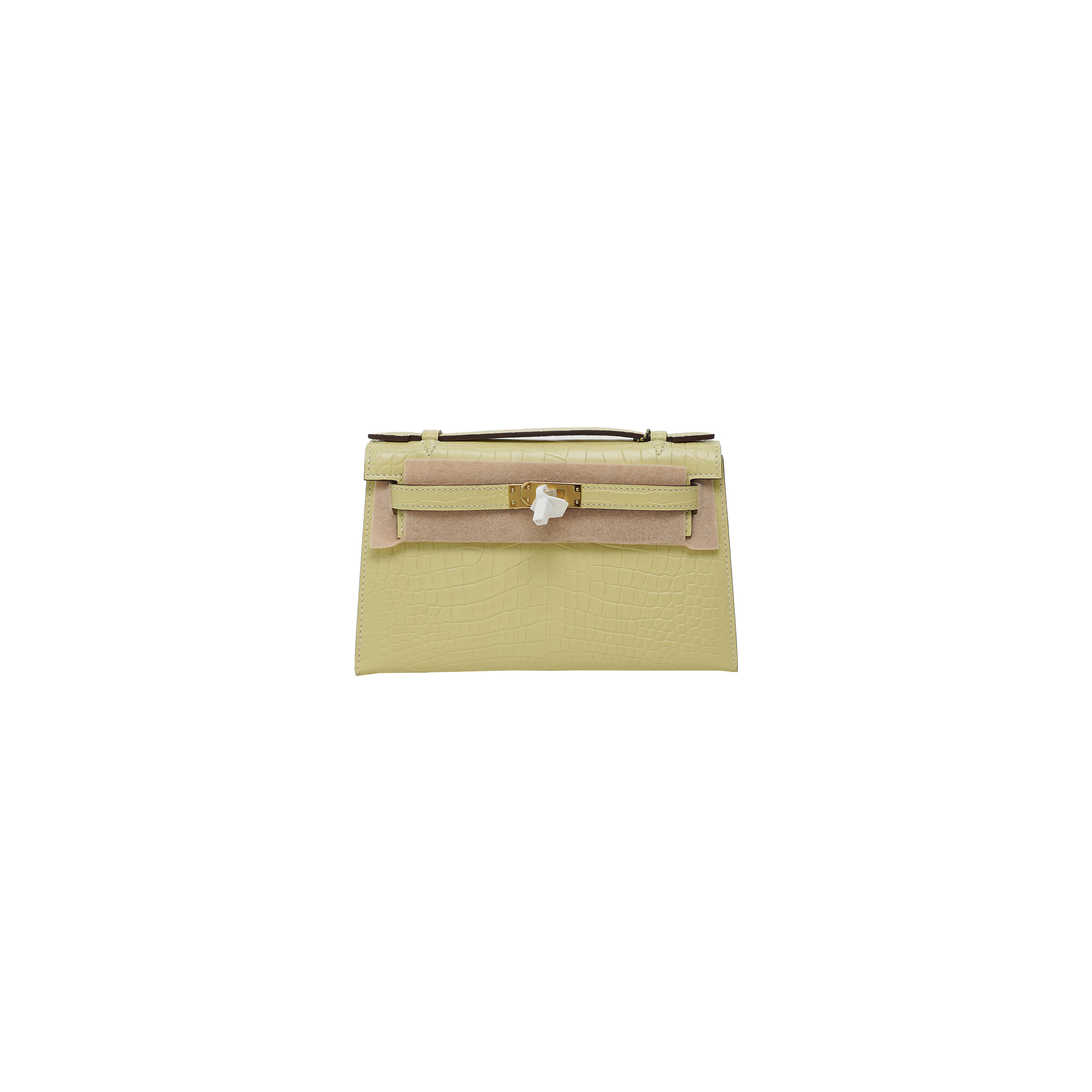 KY -  Pochette - size22 -  Nile Crocodile Skin - Handmade