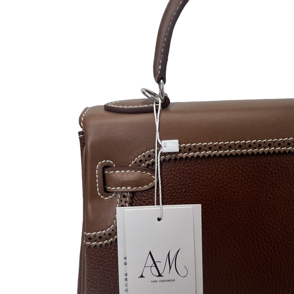 【AImz original design】KL-TOGO＋+saddle leather-100% handmade