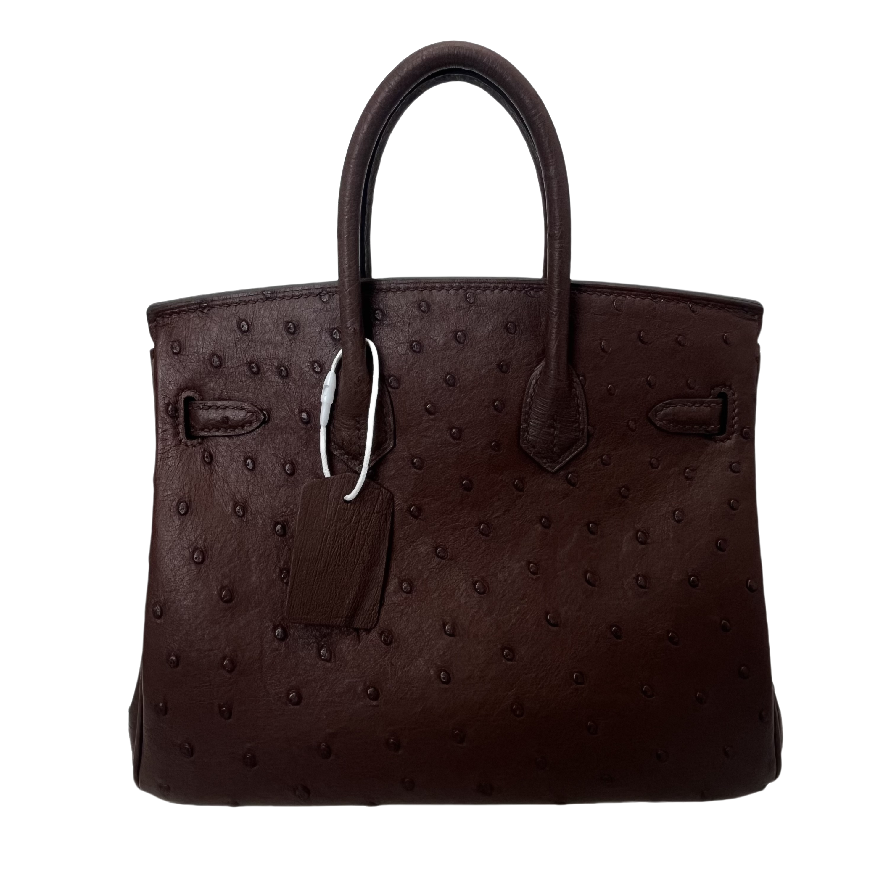 BK- ostrich skin -20 sizi- handbag-100% handmade