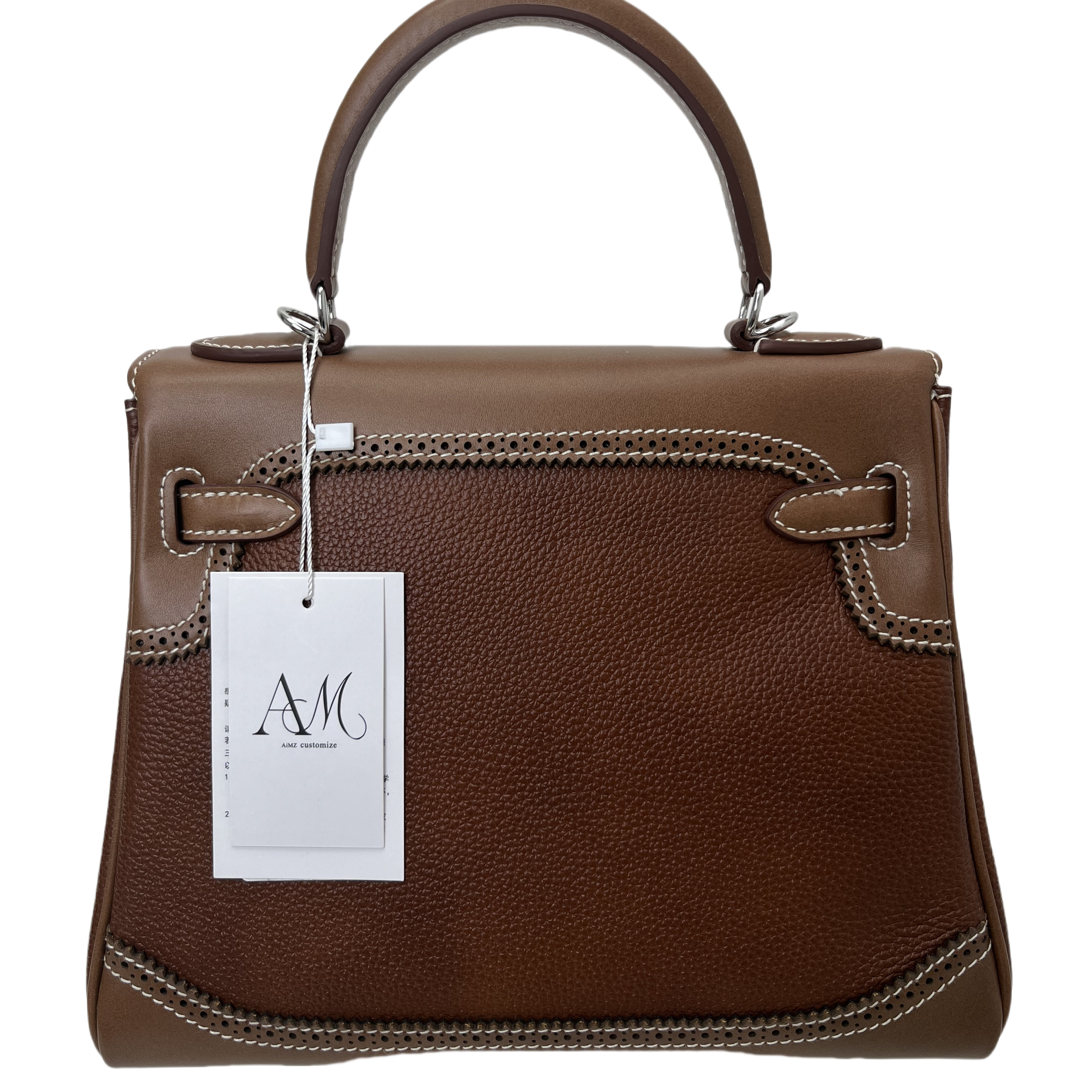 【AImz original design】KL-TOGO＋+saddle leather-100% handmade