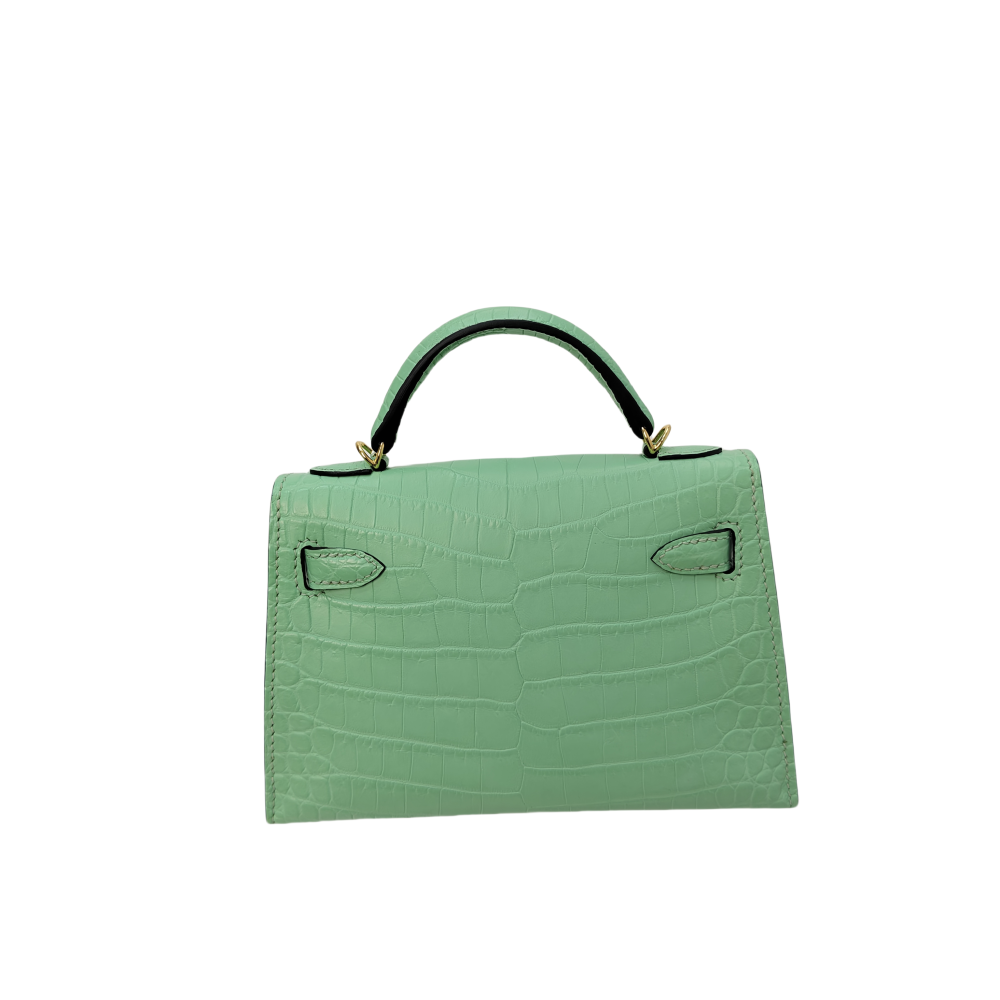 Fogged crocodile skin-KL-22sizi-100％% handmade