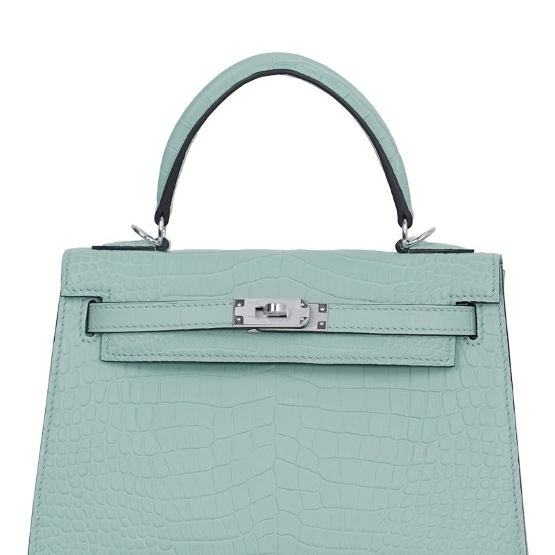 Fogged crocodile skin-KL-22sizi-100％% handmade