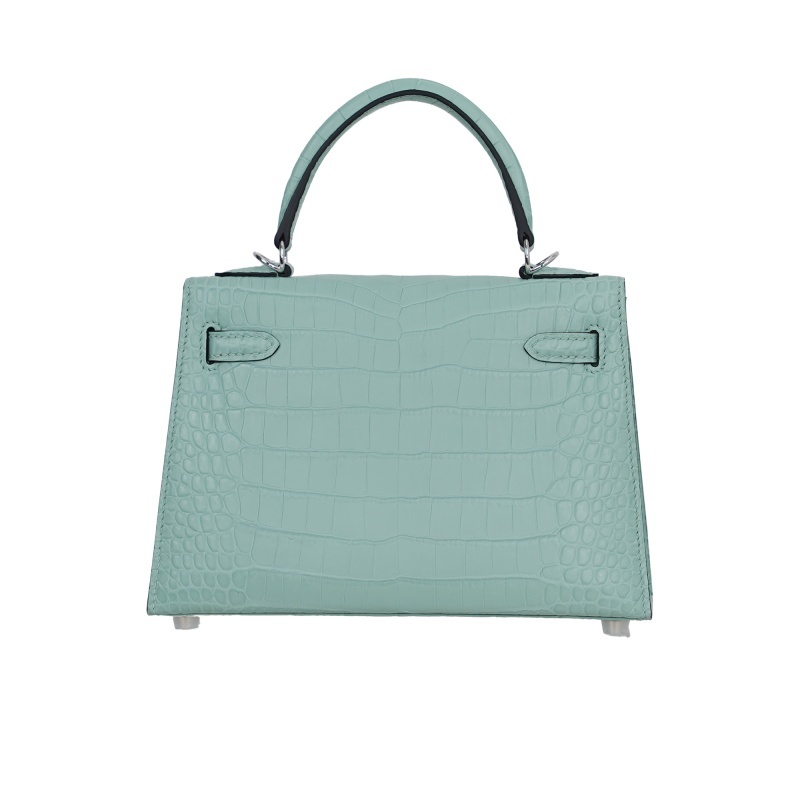 Fogged crocodile skin-KL-22sizi-100％% handmade