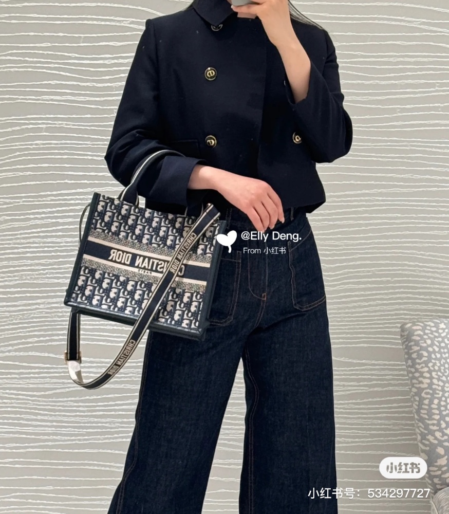 Dior small tote new shoulder strap