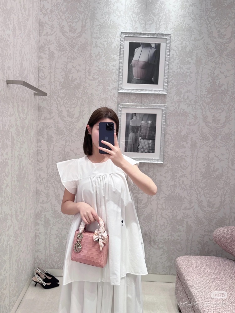 Dior Lady Crocodile Pattern