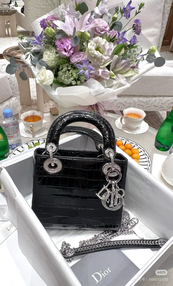 Dior Lady Crocodile Pattern