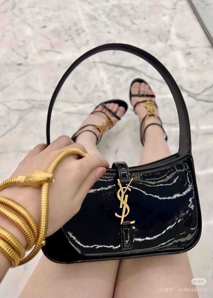 Ysl underarm patent leather