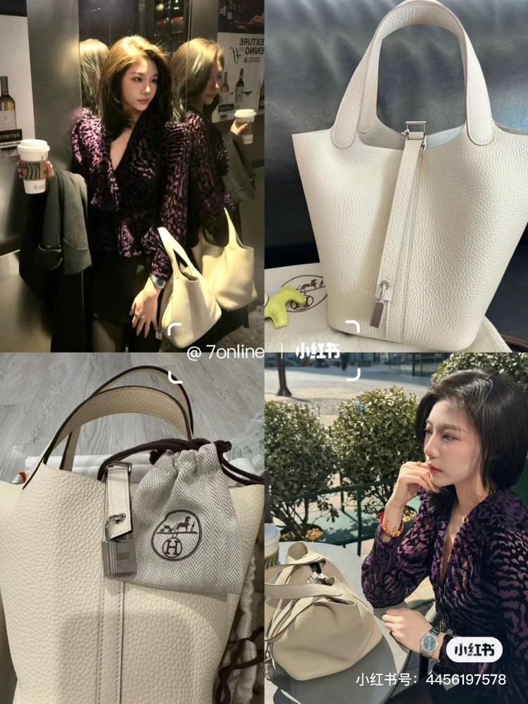 Hermes Basket 18 Cream Silver Buckle
Full Hermes Basket 18 Cream Silver Buckle Gentle and Elegant Z-Carving Attachment Box Dust Bag.