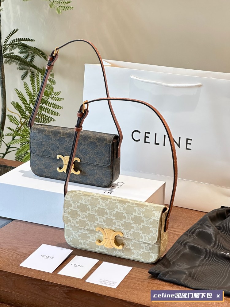 p215
New Package Promotion | CELINE Hot selling Arc de Triomphe Underarm Bag
CELINE has released a new underarm bag, the Triomphe Shoulder Bag, following the Ava bag. Transform the Triumphal Arch backpack series into an underarm shoulder style! Compa...