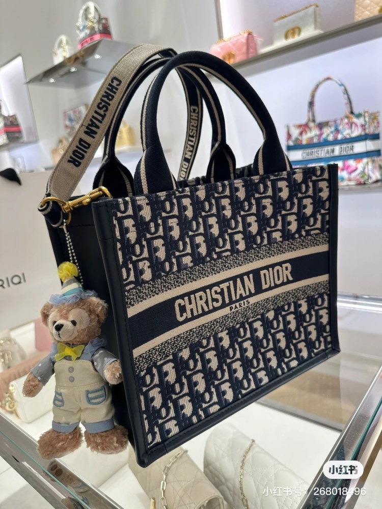 Dior small tote new shoulder strap