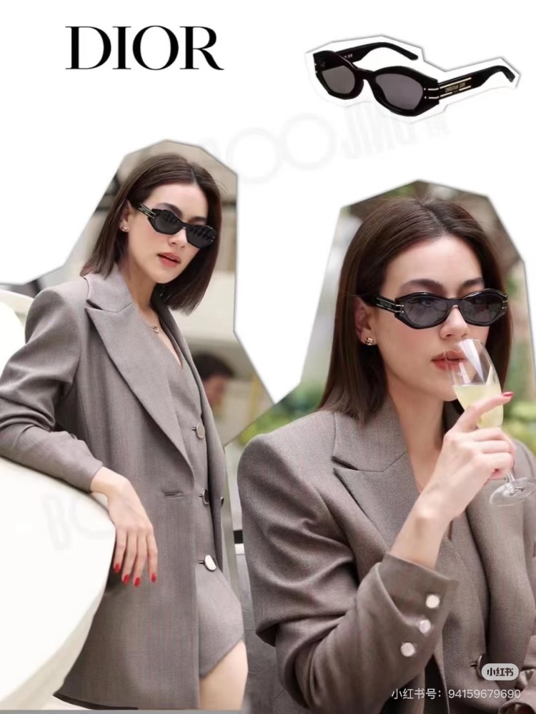 Pei Xiuzhi's Same Style | DIOR Concave Style that Looks Good on Anyone, Tian. Korean National Goddess Pei Xiuzhi Suzy's Same Style Sunglasses
DIOR #DIORSIGNATURE B1∪
Interpreting the gentle and mature Han Fan'er~
◆ Polygonal narrow frame, with a ...