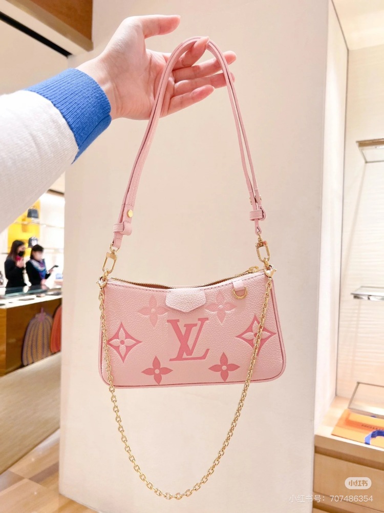 LV Pink Mahjong Bun