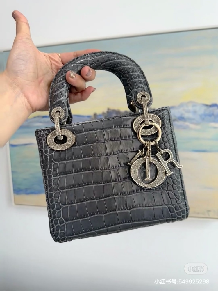Dior Lady Crocodile Pattern