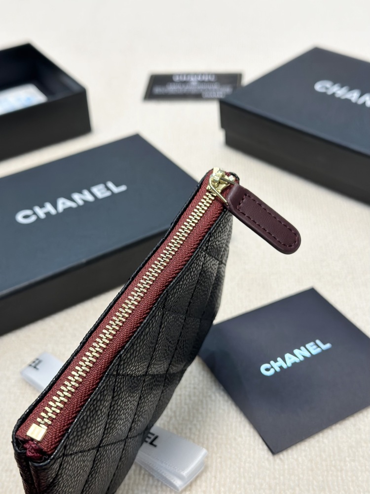 P95 color sheep gold sheep silver ball gold ball silver ball size 14.5x9 Chanel sheepskin/cowhide coin purse classic combination, fashionable and versatile