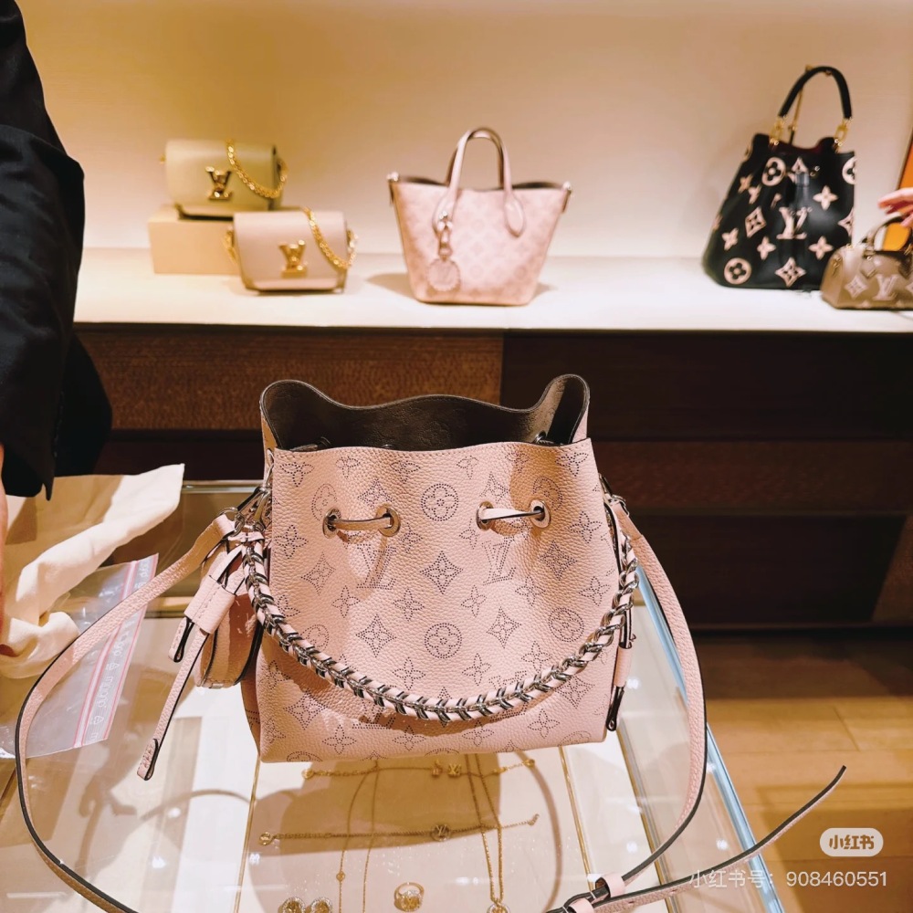 LV hollow bucket bag
