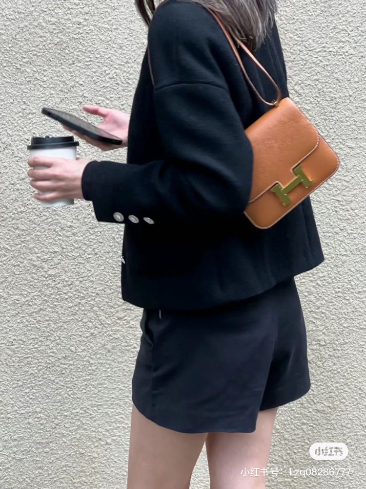 Hermes Concon Gold Brown Package