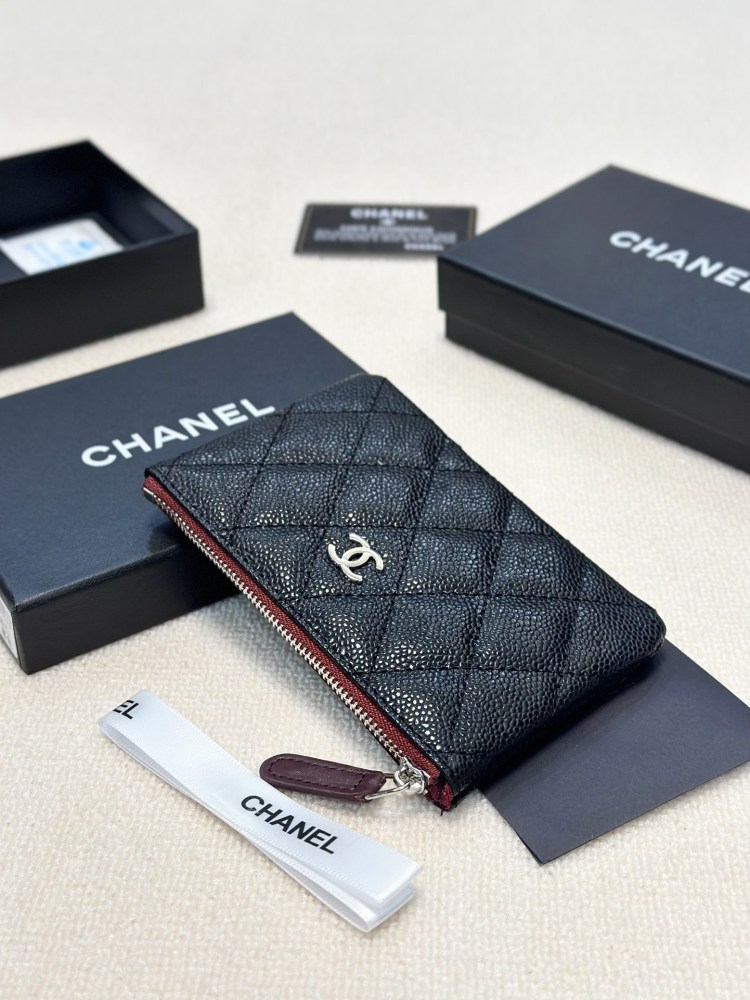 P95 color sheep gold sheep silver ball gold ball silver ball size 14.5x9 Chanel sheepskin/cowhide coin purse classic combination, fashionable and versatile