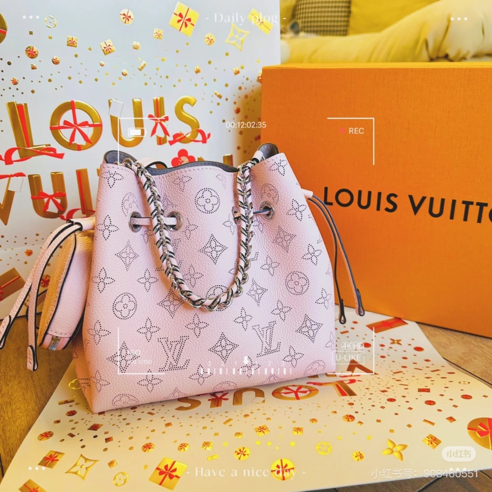 LV hollow bucket bag