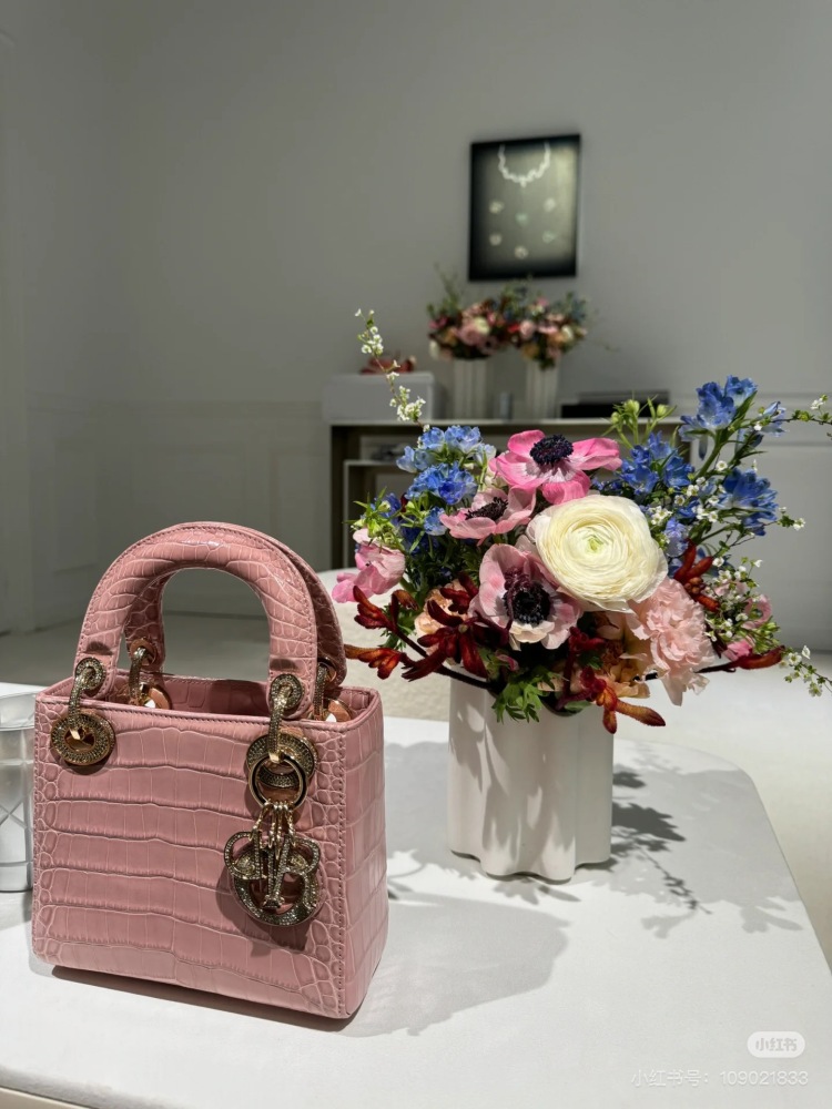 Dior Lady Crocodile Pattern