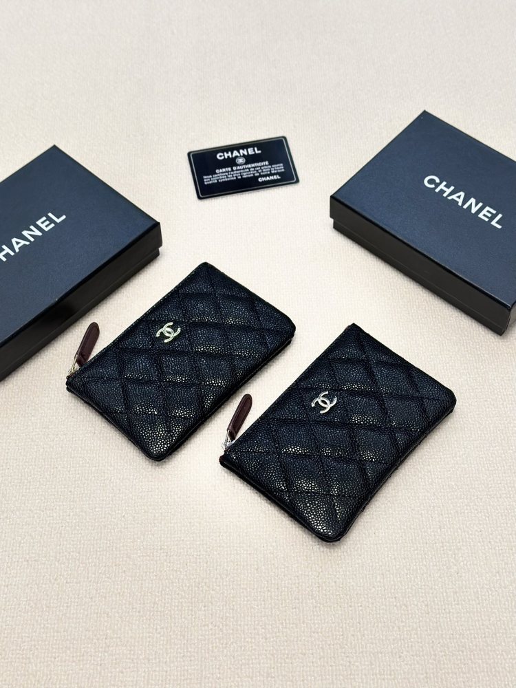 P95 color sheep gold sheep silver ball gold ball silver ball size 14.5x9 Chanel sheepskin/cowhide coin purse classic combination, fashionable and versatile