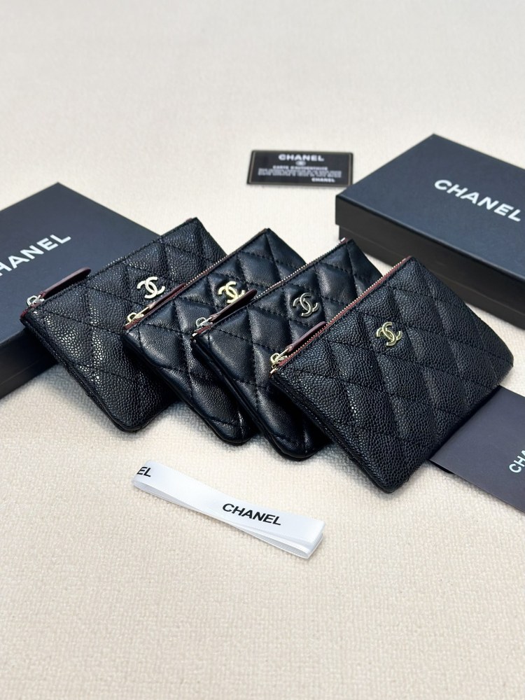 P95 color sheep gold sheep silver ball gold ball silver ball size 14.5x9 Chanel sheepskin/cowhide coin purse classic combination, fashionable and versatile