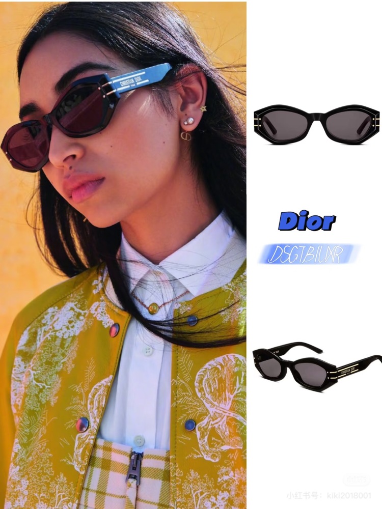 Pei Xiuzhi's Same Style | DIOR Concave Style that Looks Good on Anyone, Tian. Korean National Goddess Pei Xiuzhi Suzy's Same Style Sunglasses
DIOR #DIORSIGNATURE B1∪
Interpreting the gentle and mature Han Fan'er~
◆ Polygonal narrow frame, with a ...