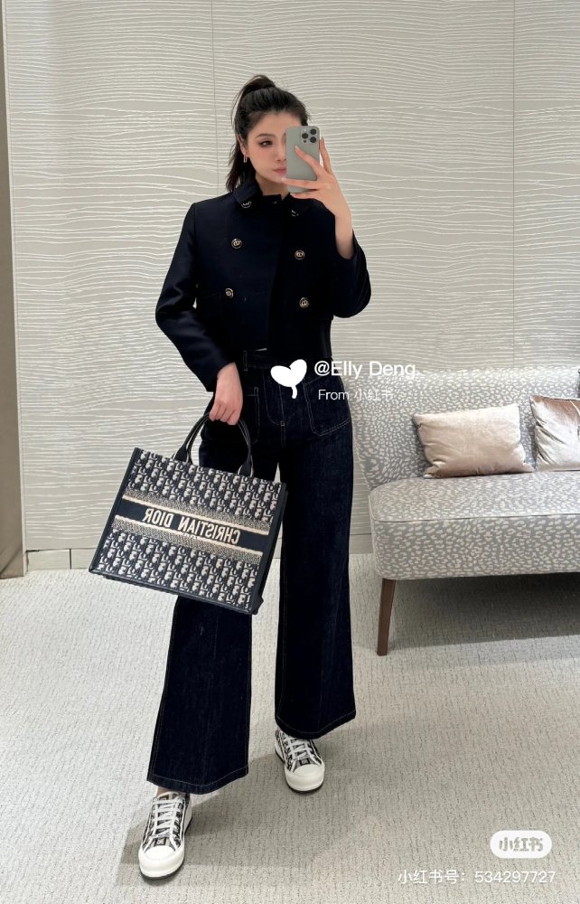 Dior small tote new shoulder strap