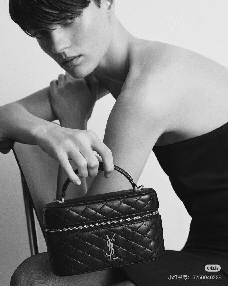 YSL makeup bag