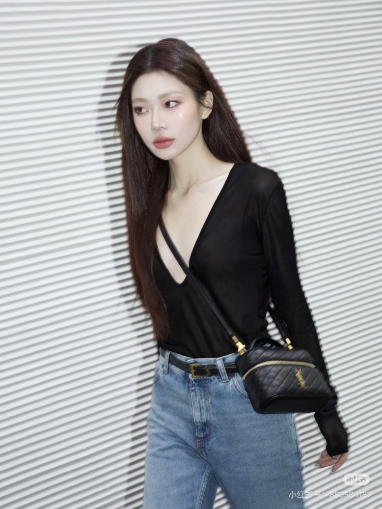 YSL makeup bag