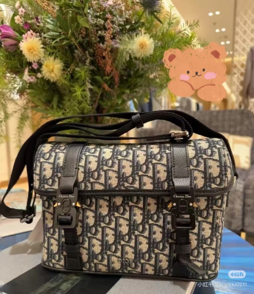Dior Classic Old Flower Postman Bag