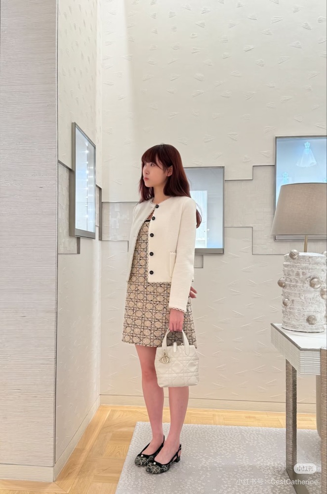 Dior Vertical Tourers
The new Dior Toujours vertical version of the bag has been launched, available in two sizes. The small size is shown in the picture, and the vertical version can be worn diagonally