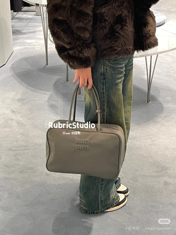 Miumiu briefcase bowling bag new color