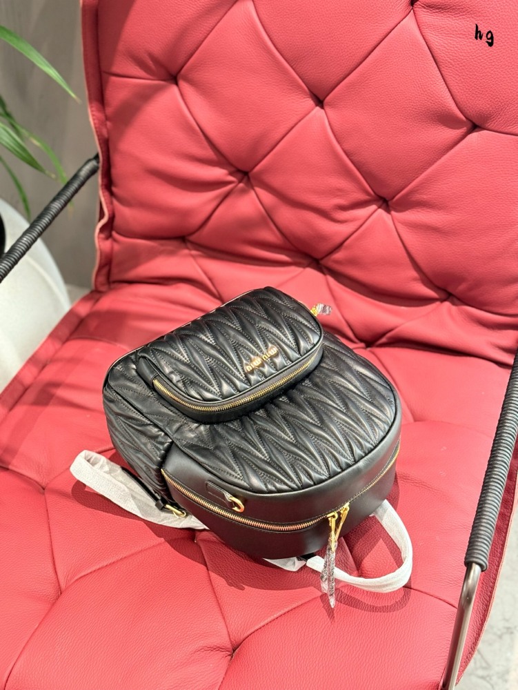 p250
Miumiu pleated backpack 28 × 30