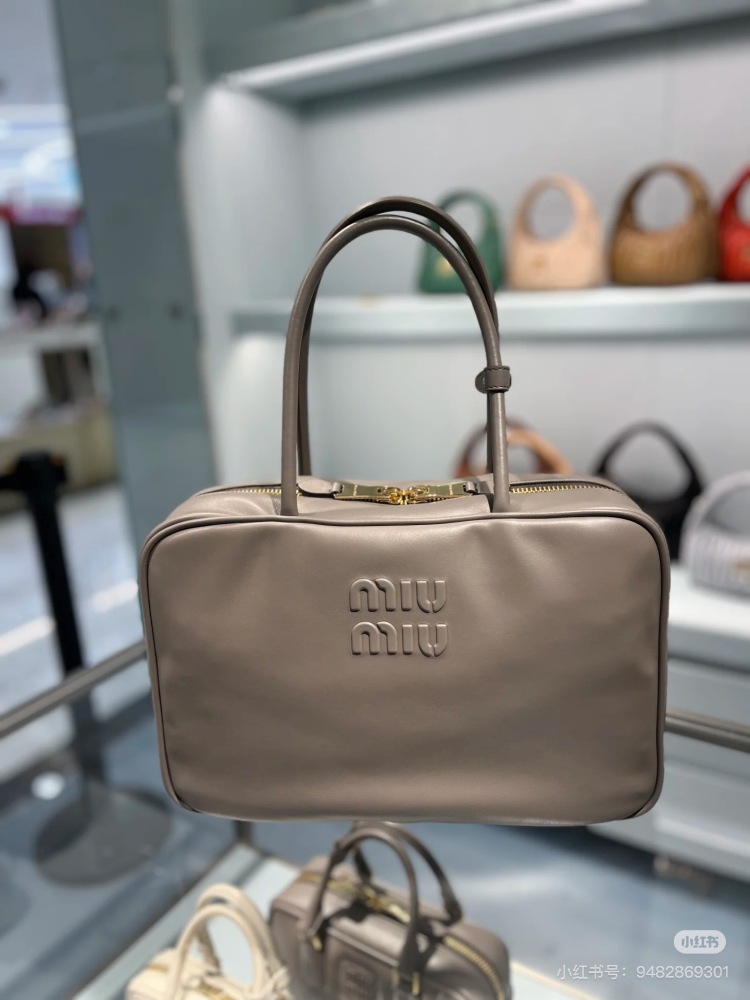 Miumiu briefcase bowling bag new color