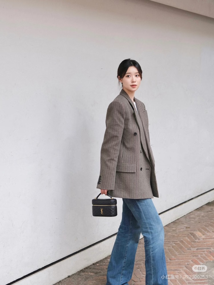 YSL makeup bag