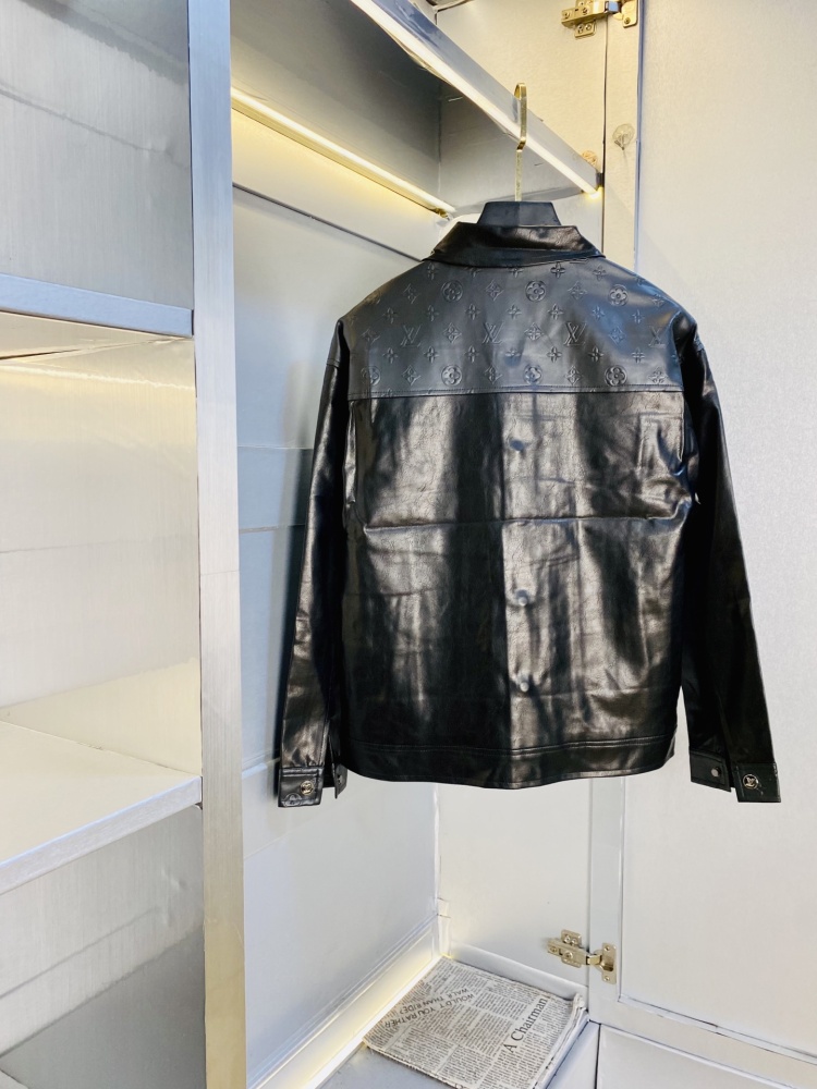 Louis Vuitton Lv 2026 Spring! New leather jacket, windproof jacket