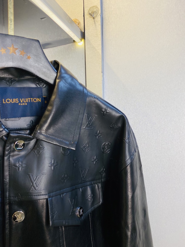 Louis Vuitton Lv 2026 Spring! New leather jacket, windproof jacket